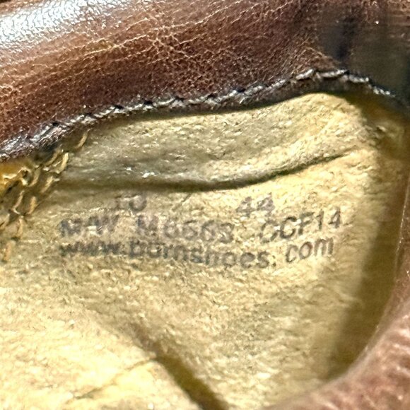 Born‎ Mens Brown Size 10M Leather Slip-On Loafer Shoes Sanitized Great Condition main image 3
